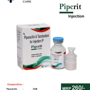 PIPERACILLIN 2GM& TAZOBACTUM 250MG Injection
