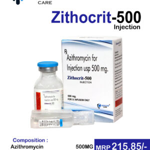 Azithromycin for Injection USP 500mg